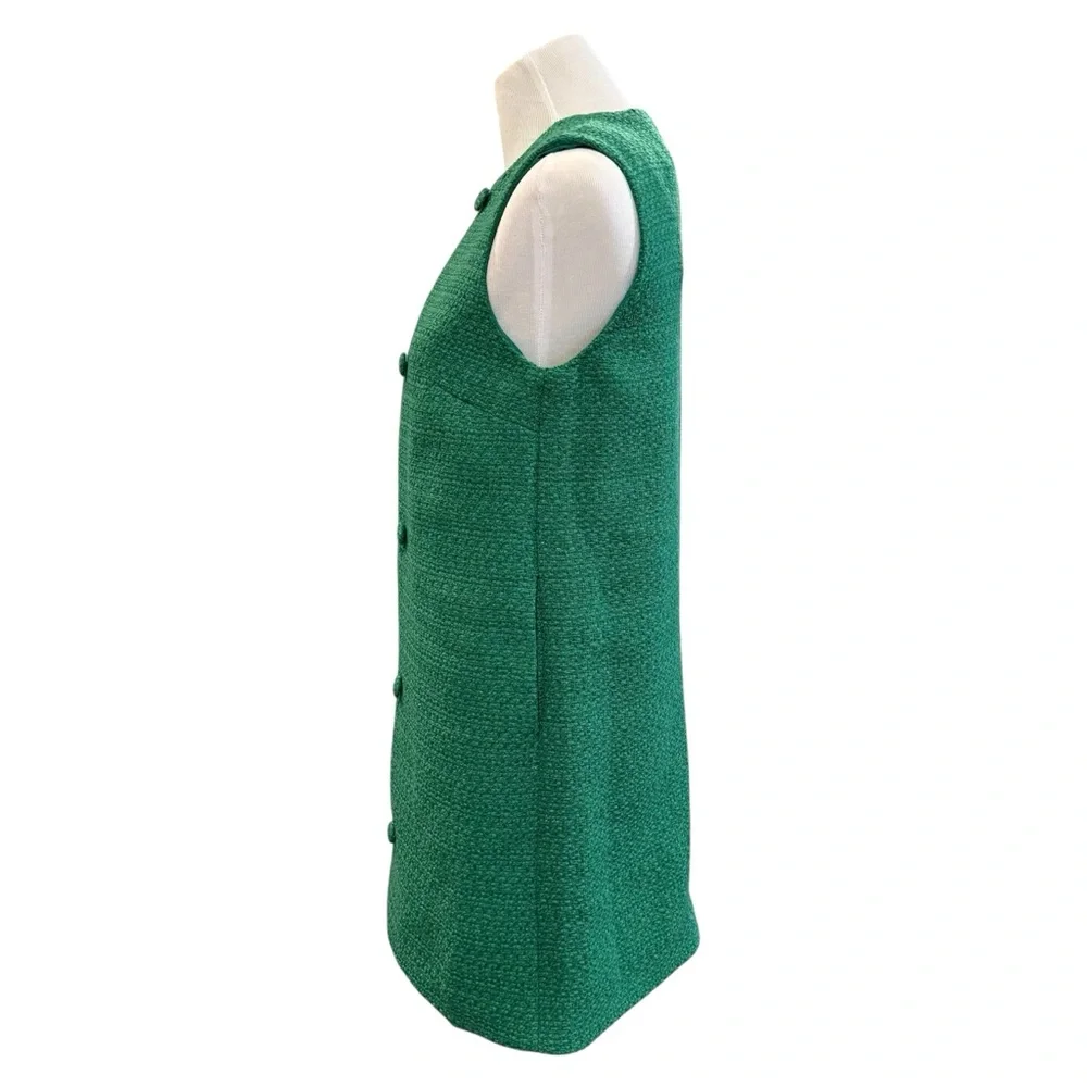 Pomander Place Emerald Green Tweed Bianca Dress Women’s Medium Tuckernuck - Picture 11 of 15
